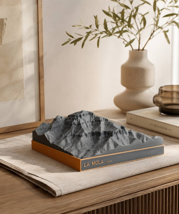 Maqueta en relleu de la Mola