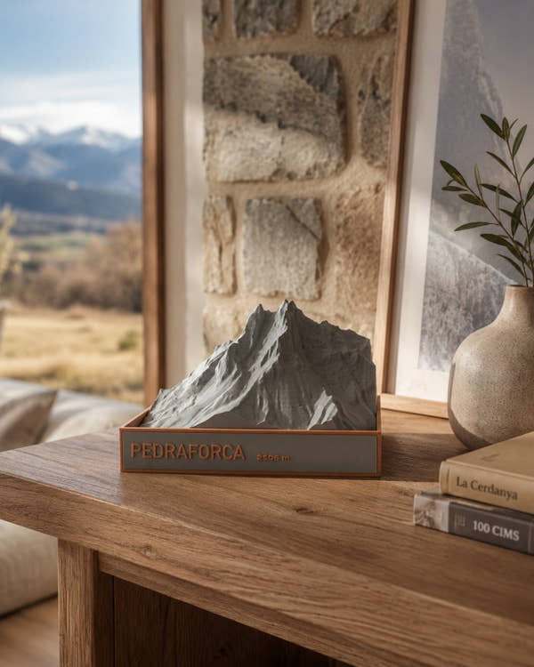 Maqueta en relleu del Pedraforca