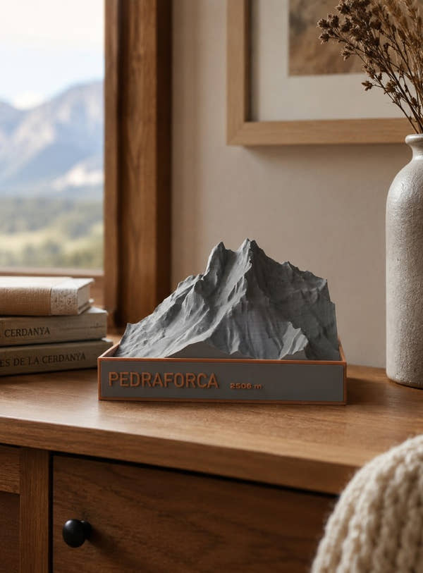 Maqueta en relleu del Pedraforca