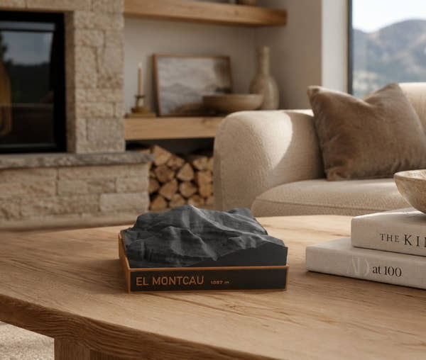 Maqueta en relleu del Montcau