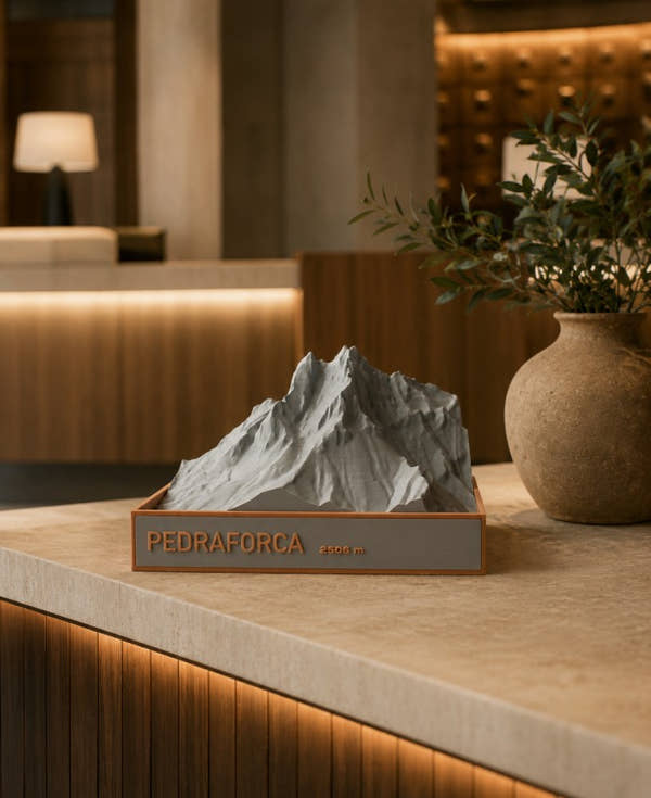 Maqueta en relleu del Pedraforca